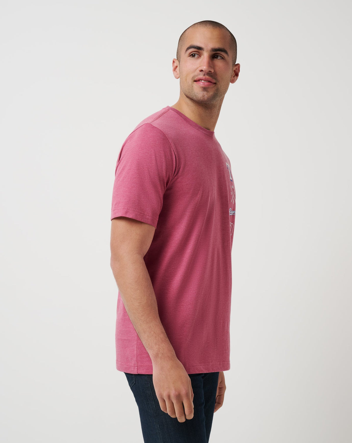 TravisMathew | Texas Rangers Sunset Slam 2.0 Tee - Heather Red