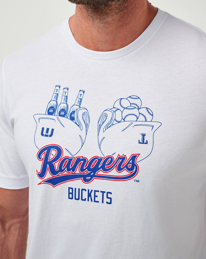TravisMathew | Texas Rangers Strike One Tee - White