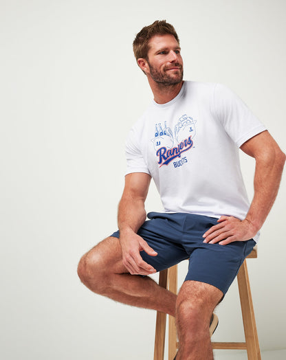 TravisMathew | Texas Rangers Strike One Tee - White