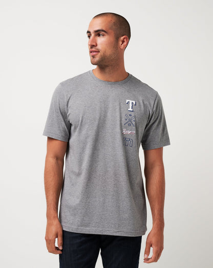 TravisMathew | Texas Rangers Sunset Slam Tee - Heather Grey