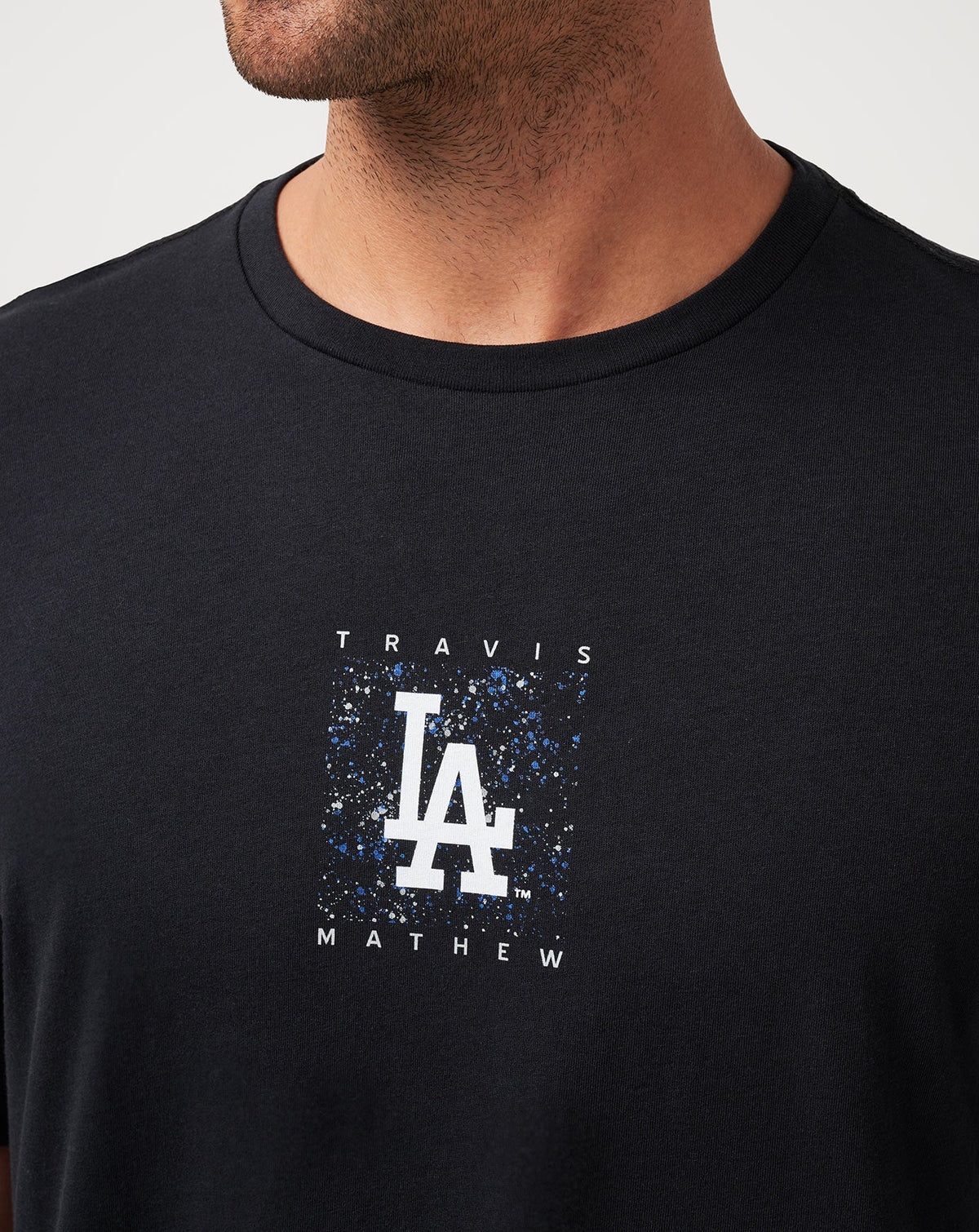 TravisMathew | Los Angeles Dodgers In The Dugout Tee - Black