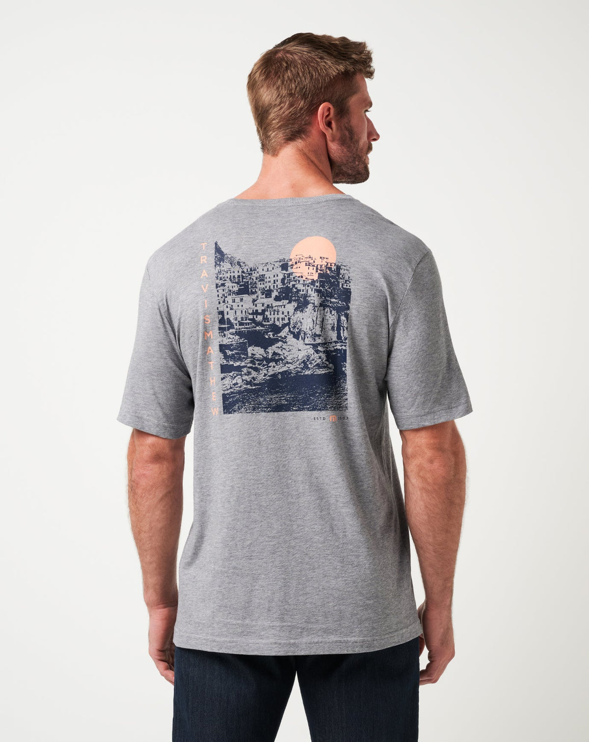 TravisMathew | Maiden Voyage Tee - Heather Medium Grey