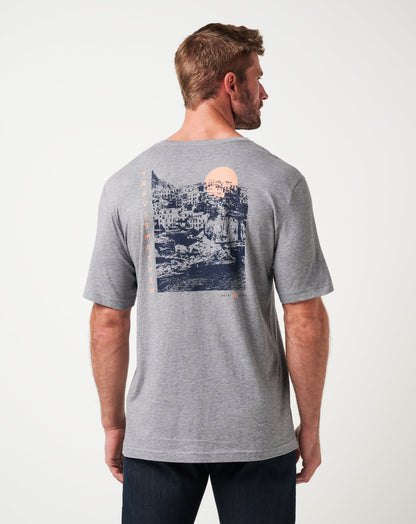 TravisMathew | Maiden Voyage Tee - Heather Medium Grey