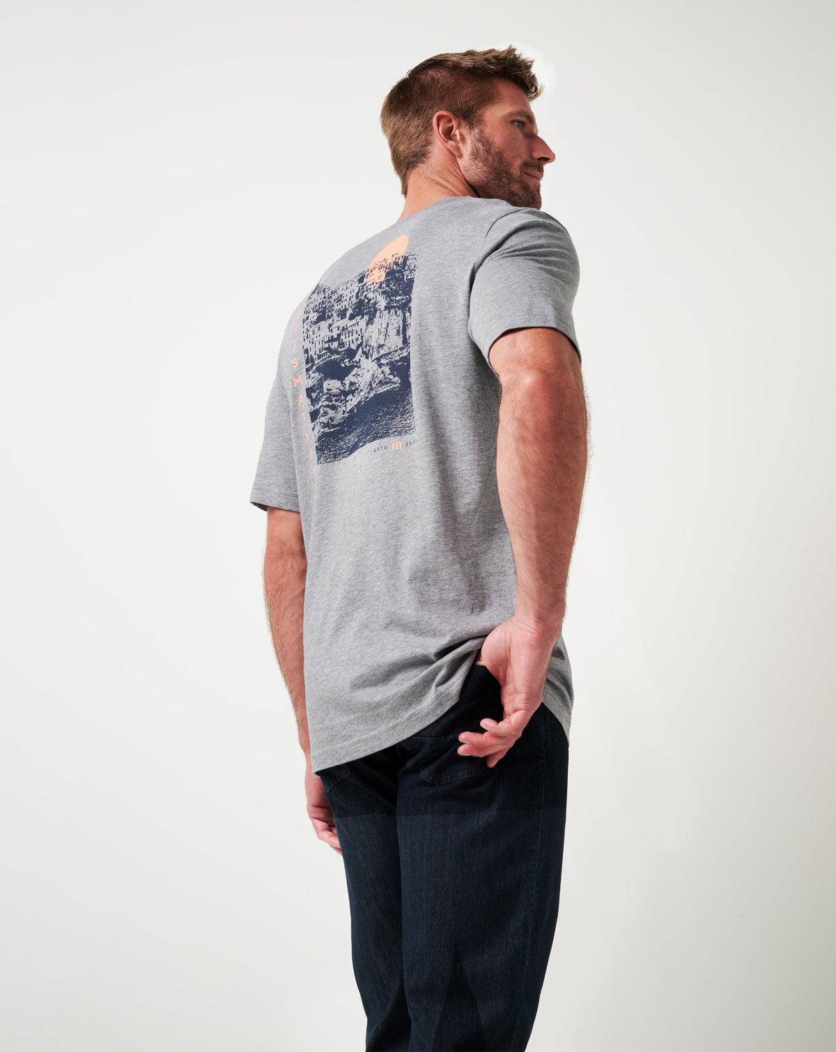 TravisMathew | Maiden Voyage Tee - Heather Medium Grey