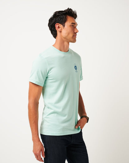 TravisMathew | Bar Break Tee - Eggshell Blue