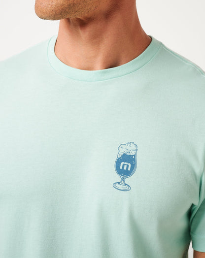 TravisMathew | Bar Break Tee - Eggshell Blue
