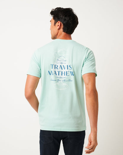 TravisMathew | Bar Break Tee - Eggshell Blue