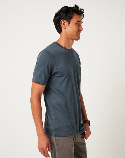 TravisMathew | Preferred Status Tee - Mood Indigo/Vintage Indigo