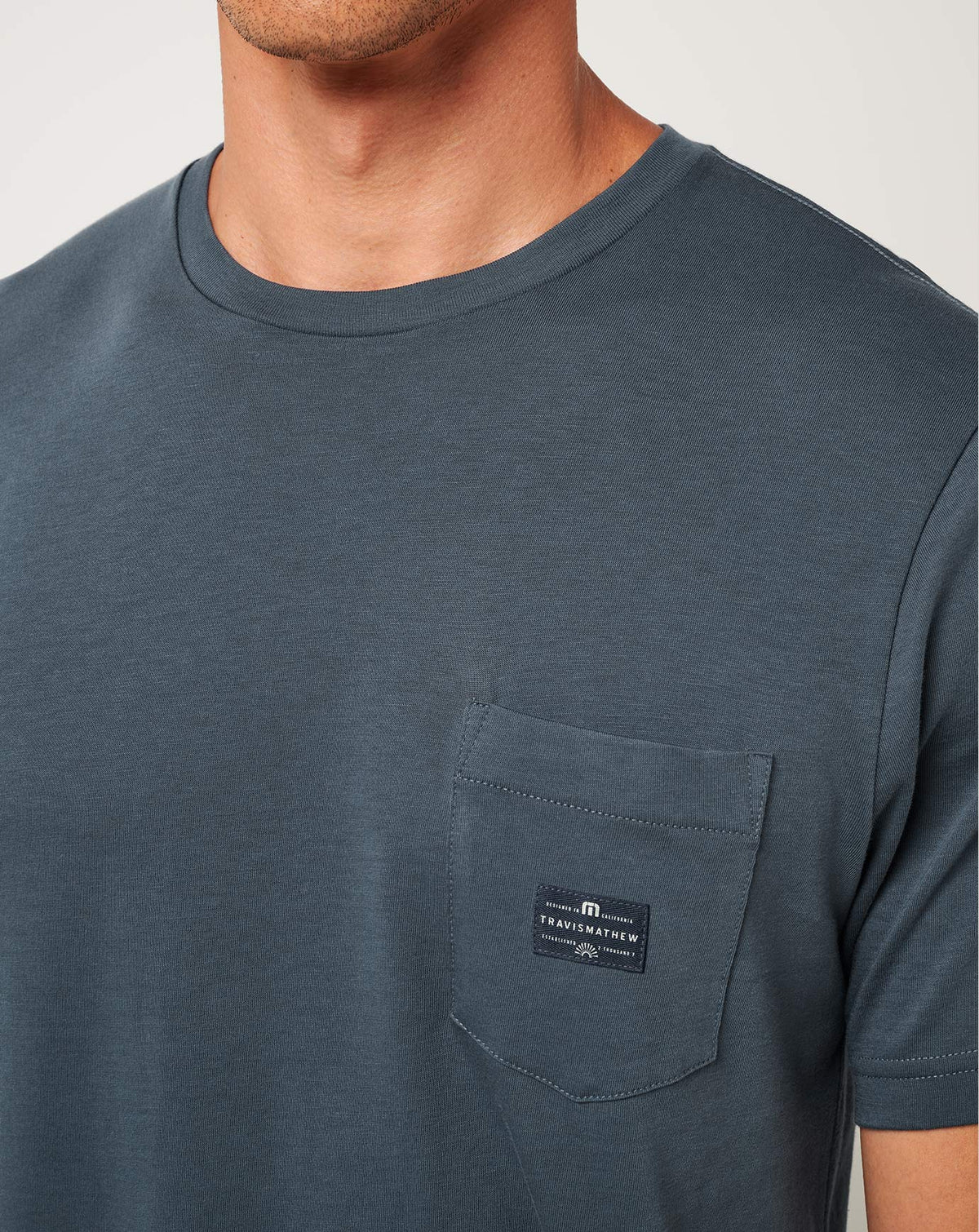 TravisMathew | Preferred Status Tee - Mood Indigo/Vintage Indigo