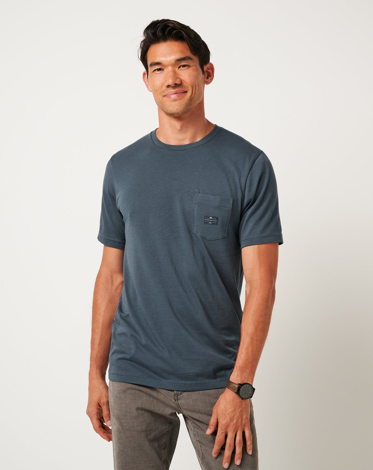 TravisMathew | Preferred Status Tee - Mood Indigo/Vintage Indigo
