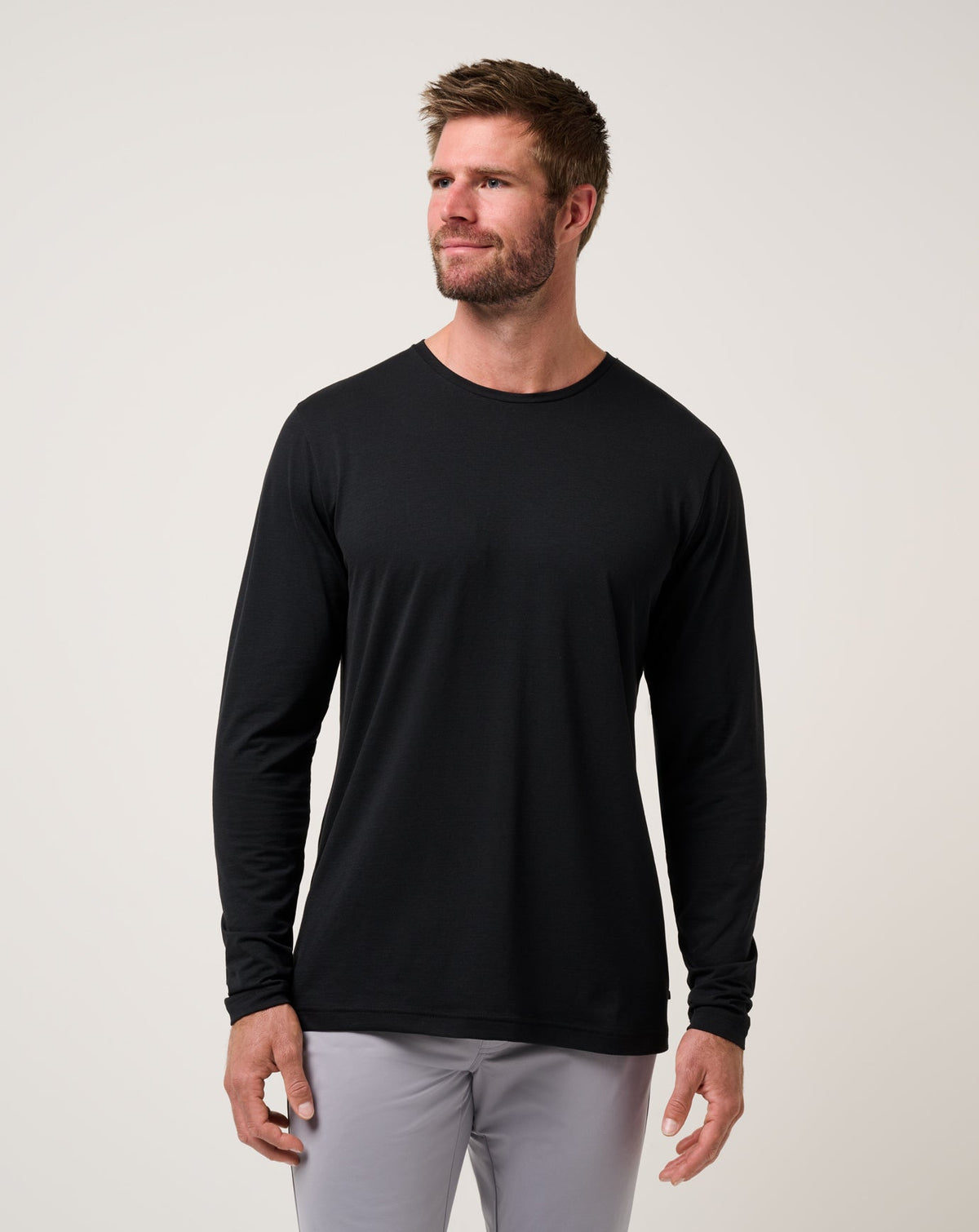 TravisMathew | Performance Jersey Long Sleeve Tee - Black