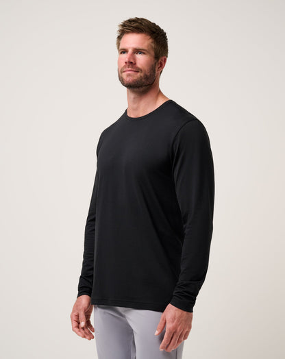 TravisMathew | Performance Jersey Long Sleeve Tee - Black