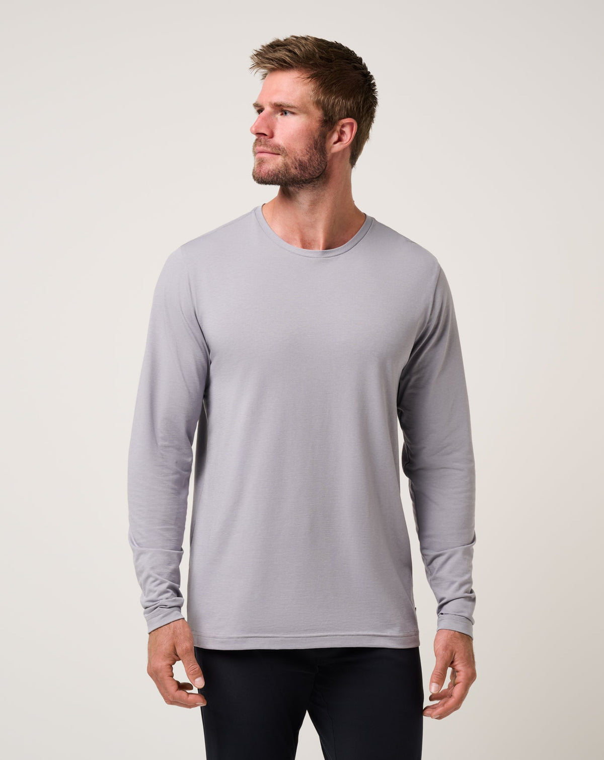 TravisMathew | Performance Jersey Long Sleeve Tee - Sleet