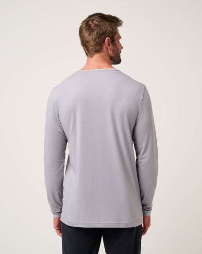 TravisMathew | Performance Jersey Long Sleeve Tee - Sleet