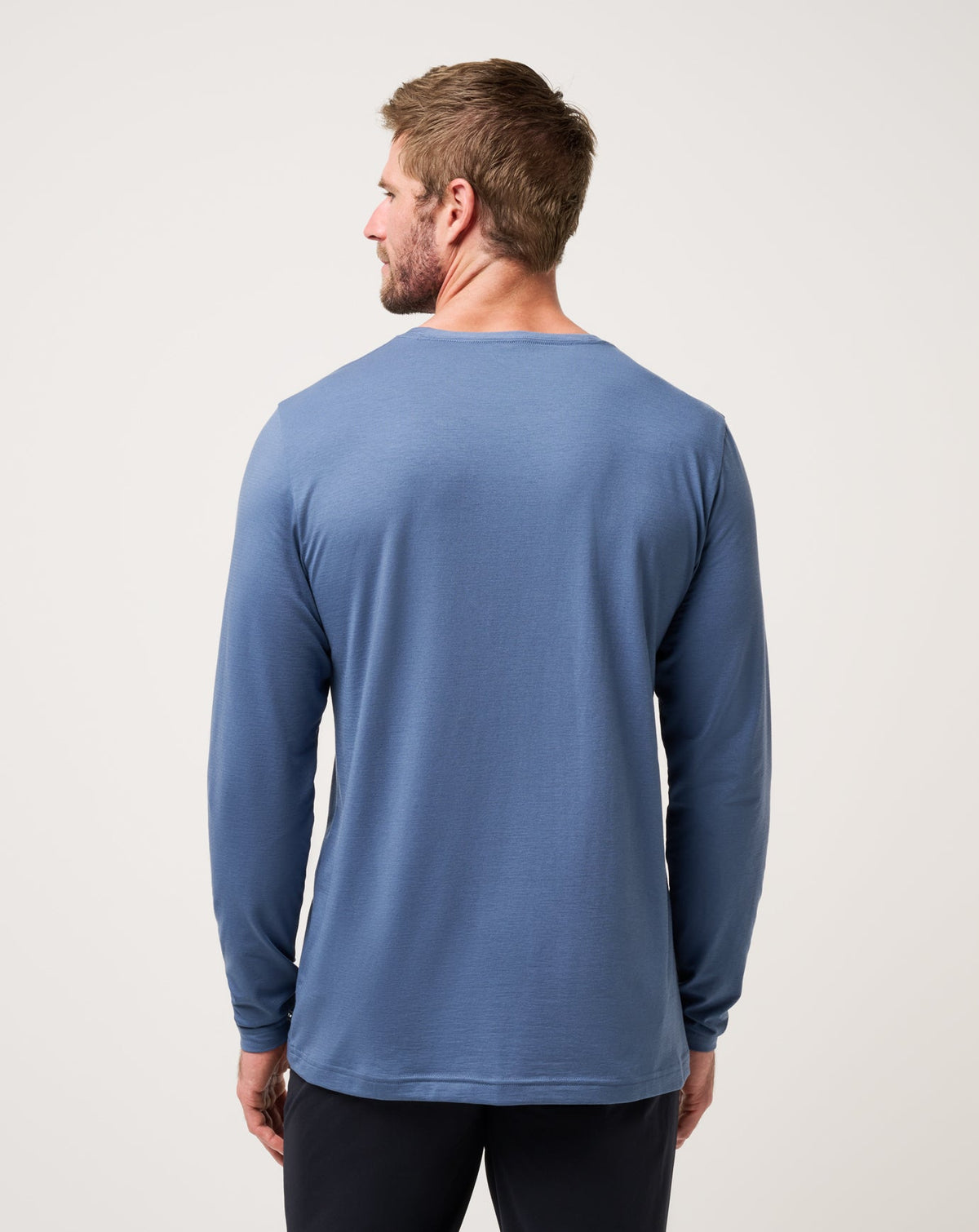 TravisMathew | Performance Jersey Long Sleeve Tee - Bering Sea