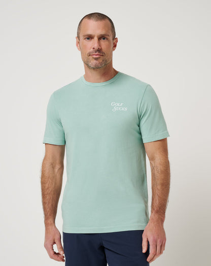 TravisMathew | Golf Sucks FB Tee - Wasabi