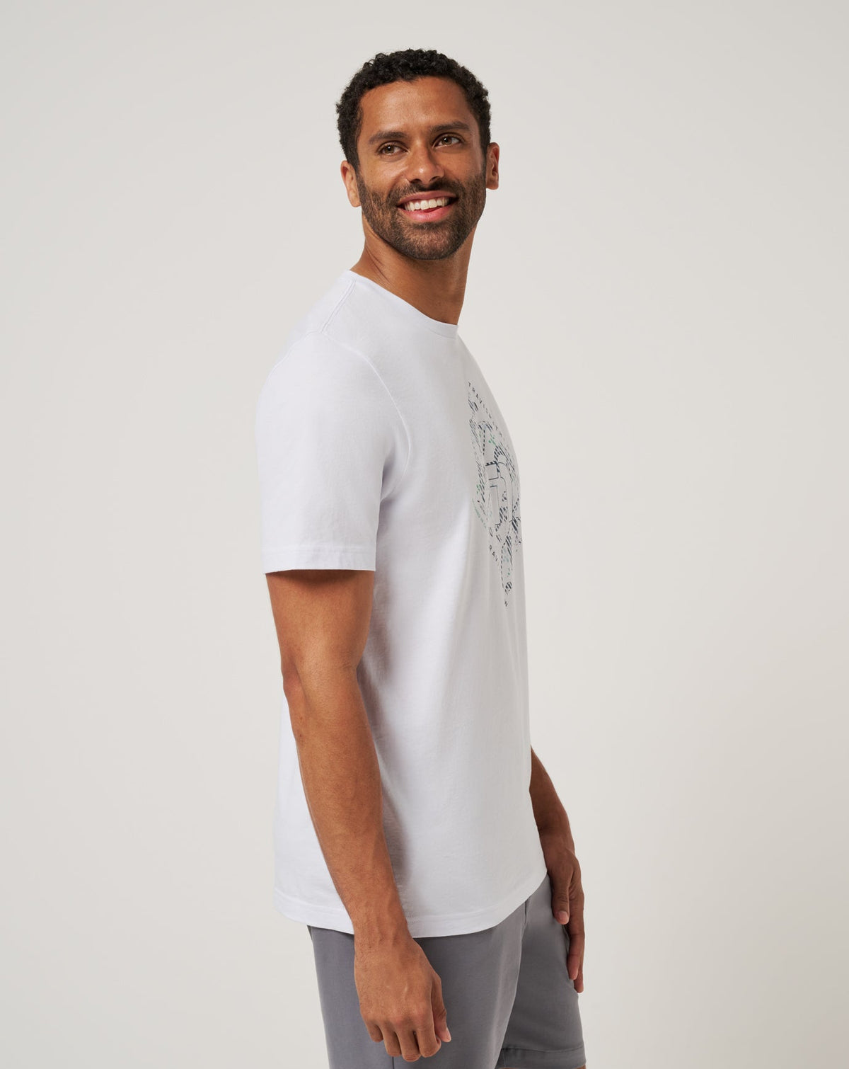 TravisMathew | Rainforest Canopy Tee - White