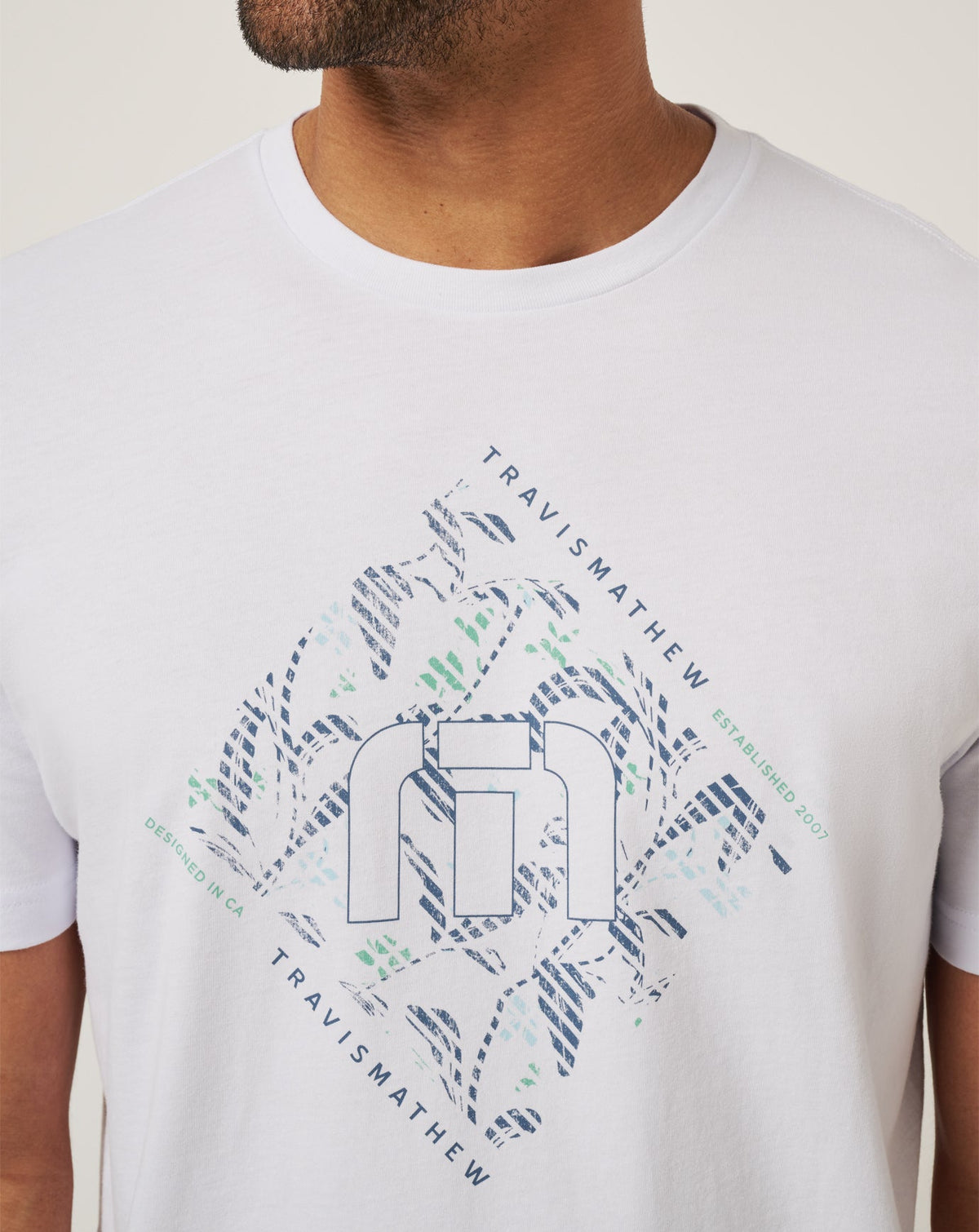 TravisMathew | Rainforest Canopy Tee - White