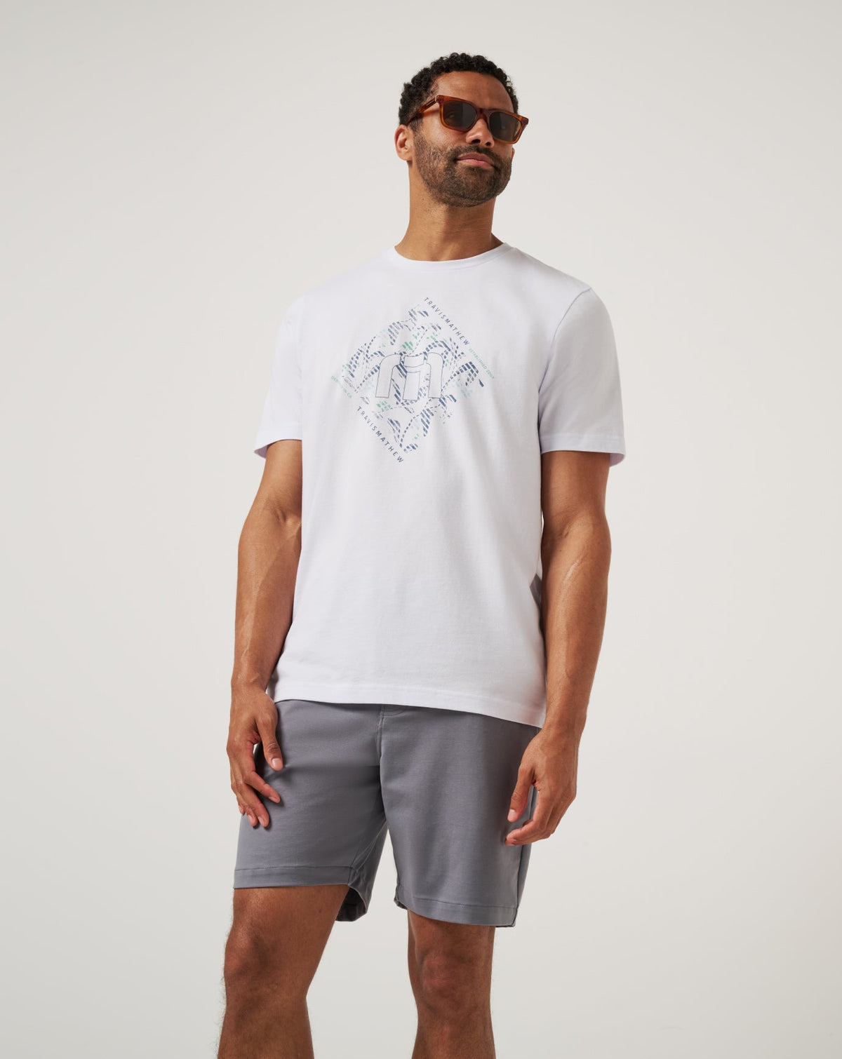 TravisMathew | Rainforest Canopy Tee - White