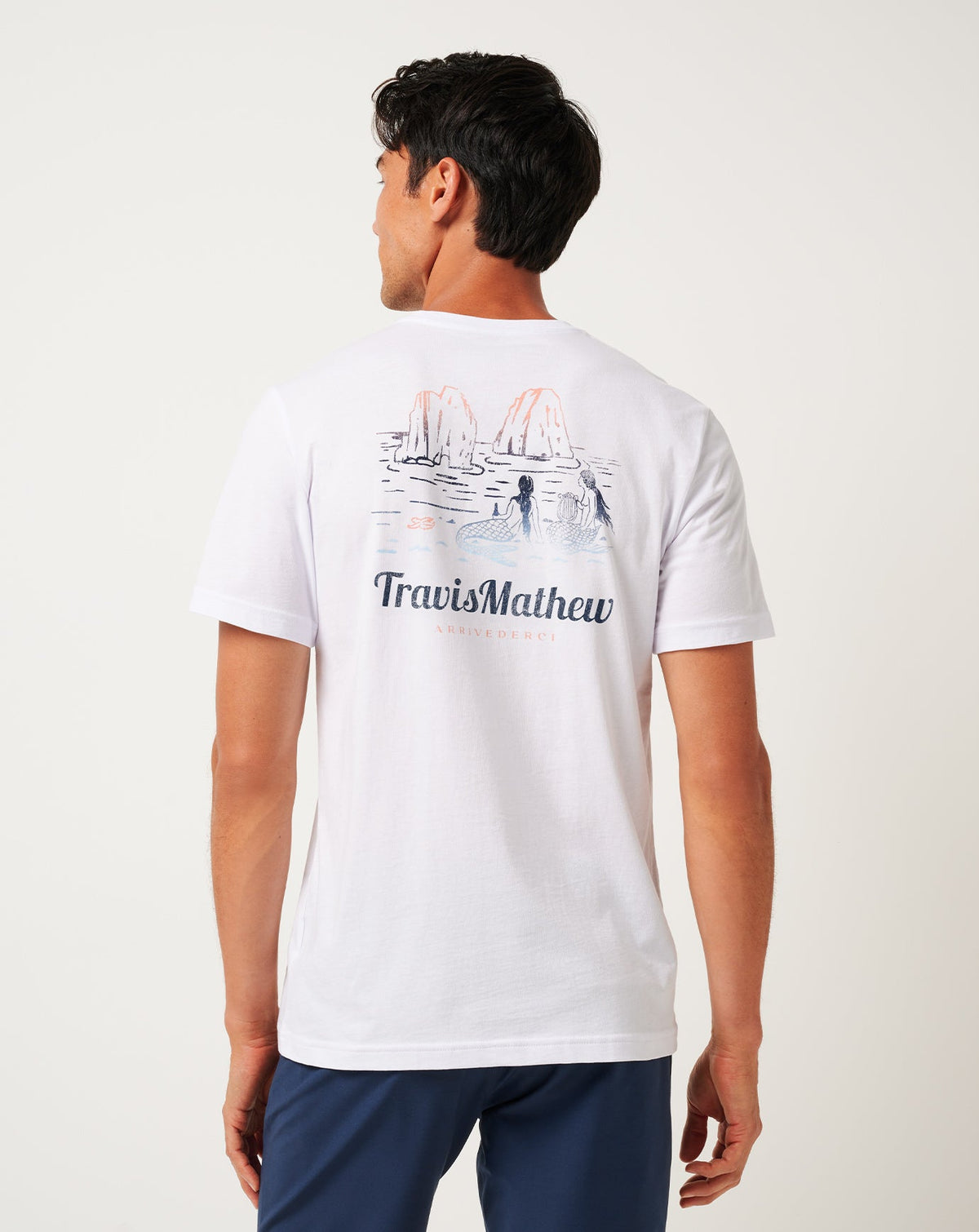TravisMathew | Cloudless Sky Tee - White