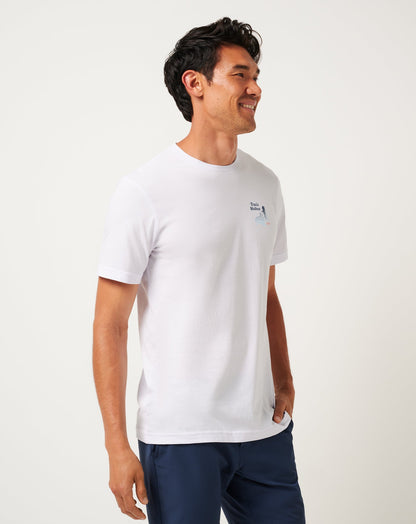 TravisMathew | Cloudless Sky Tee - White
