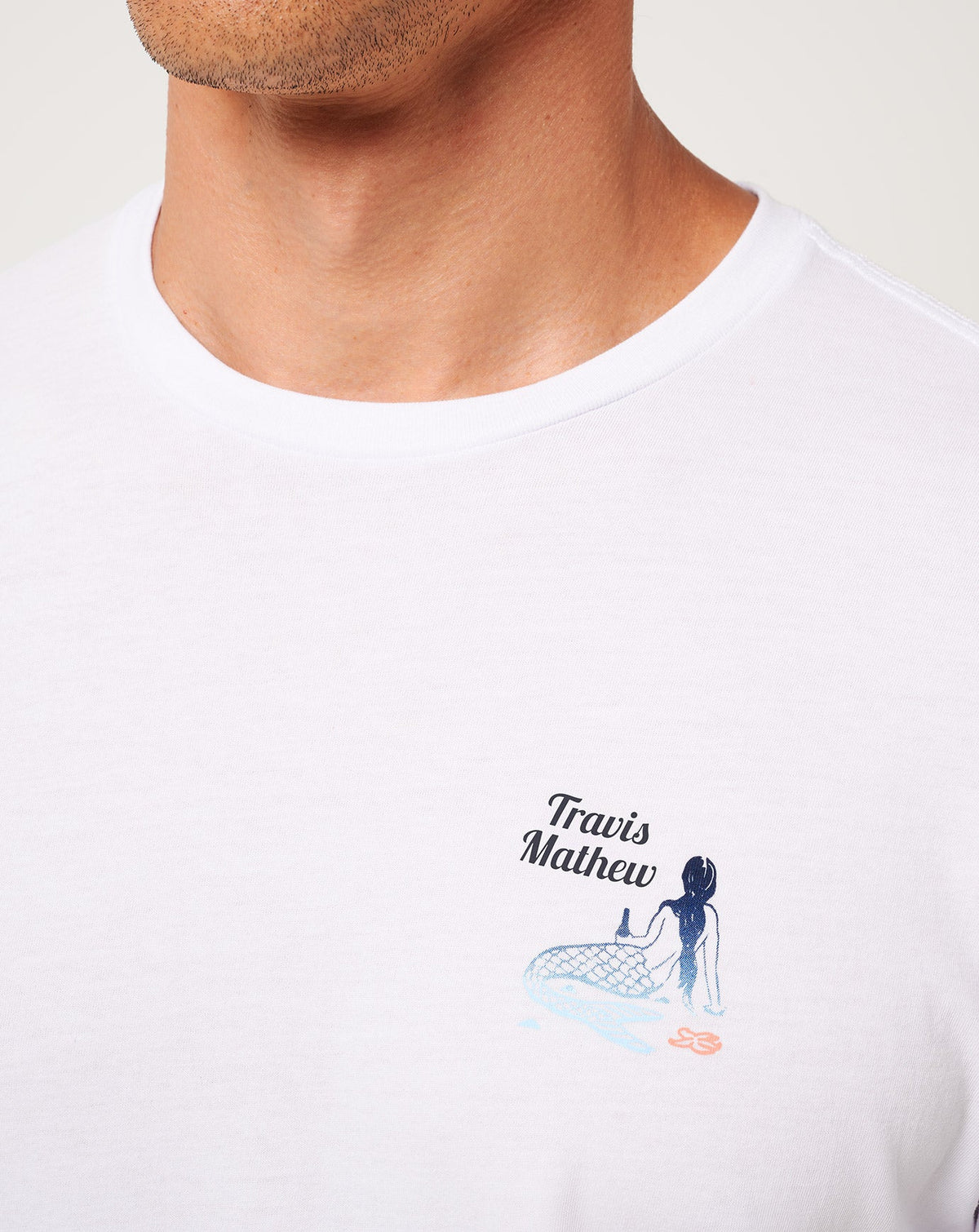 TravisMathew | Cloudless Sky Tee - White