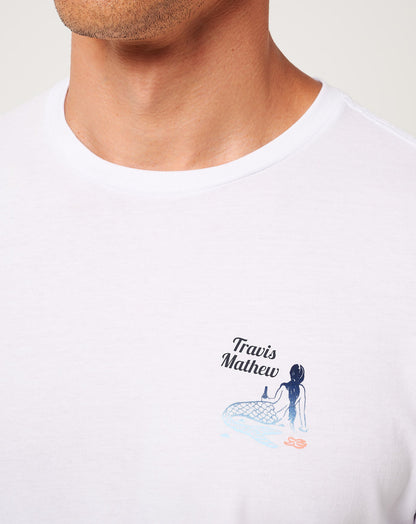 TravisMathew | Cloudless Sky Tee - White