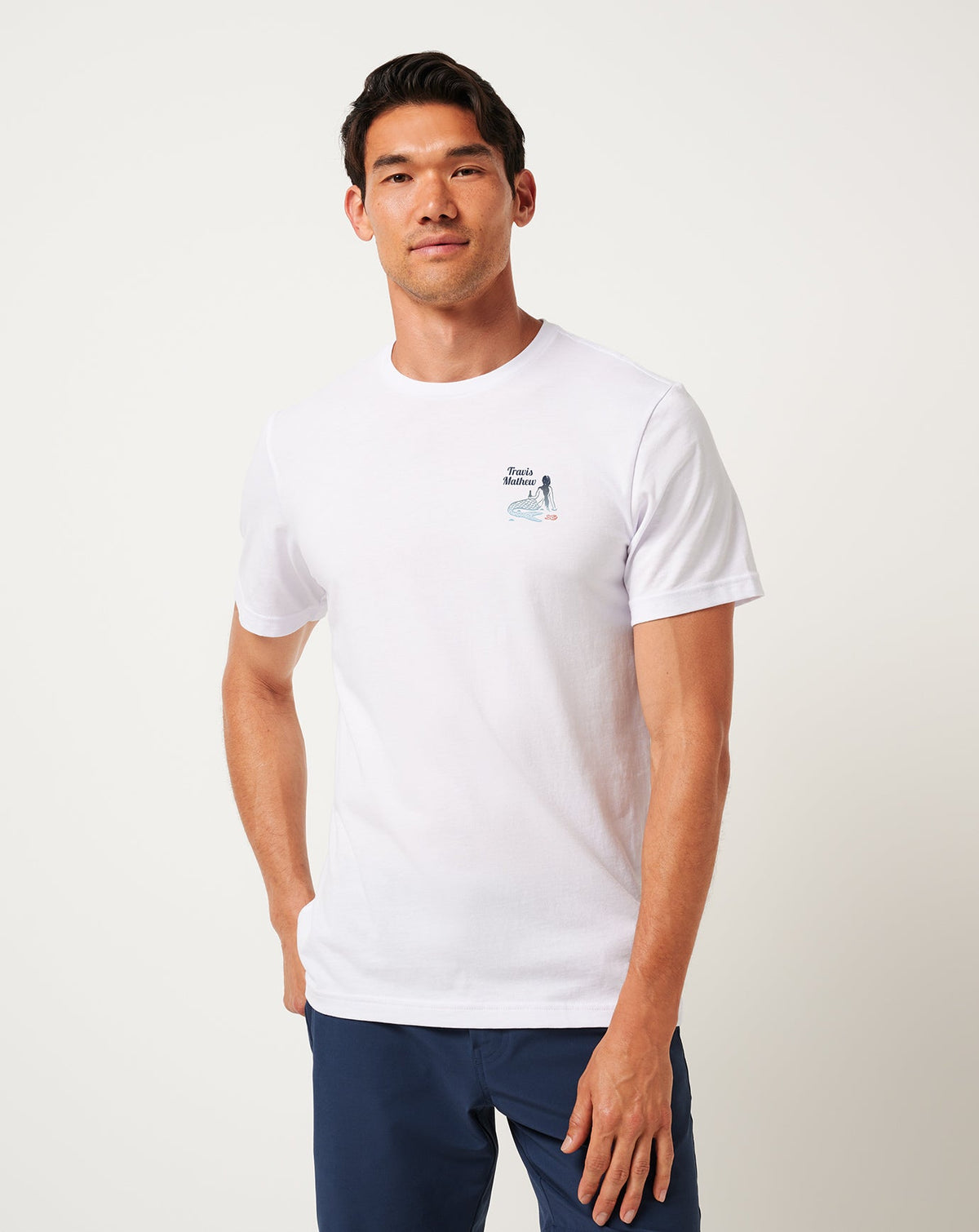 TravisMathew | Cloudless Sky Tee - White