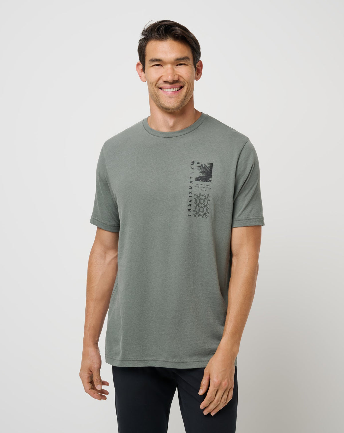 TravisMathew | Global Pass Tee - Dark Olive