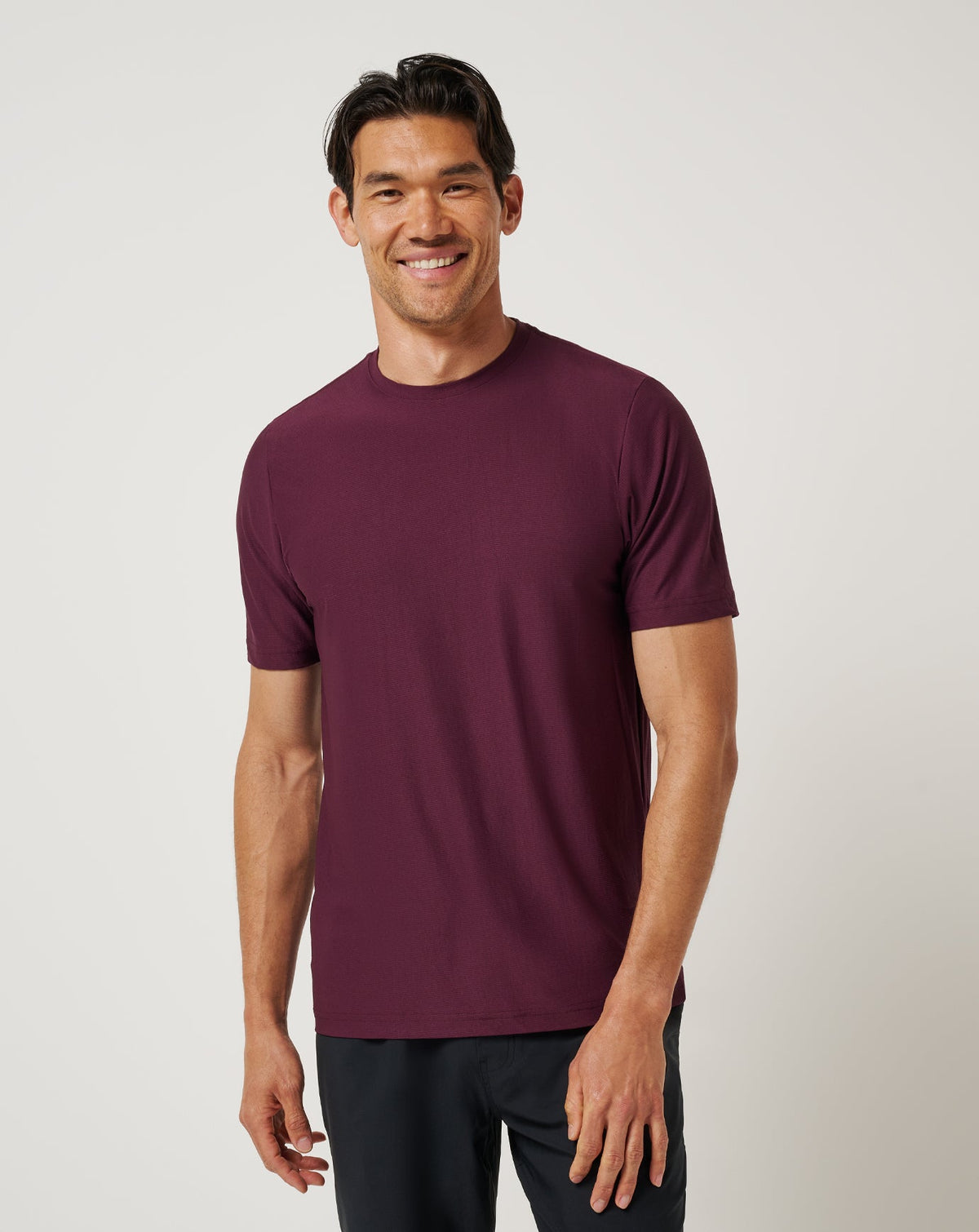 TravisMathew | First Day Active Tee - Mauve Wine