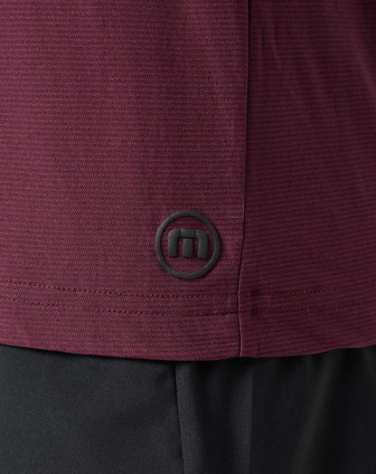 TravisMathew | First Day Active Tee - Mauve Wine