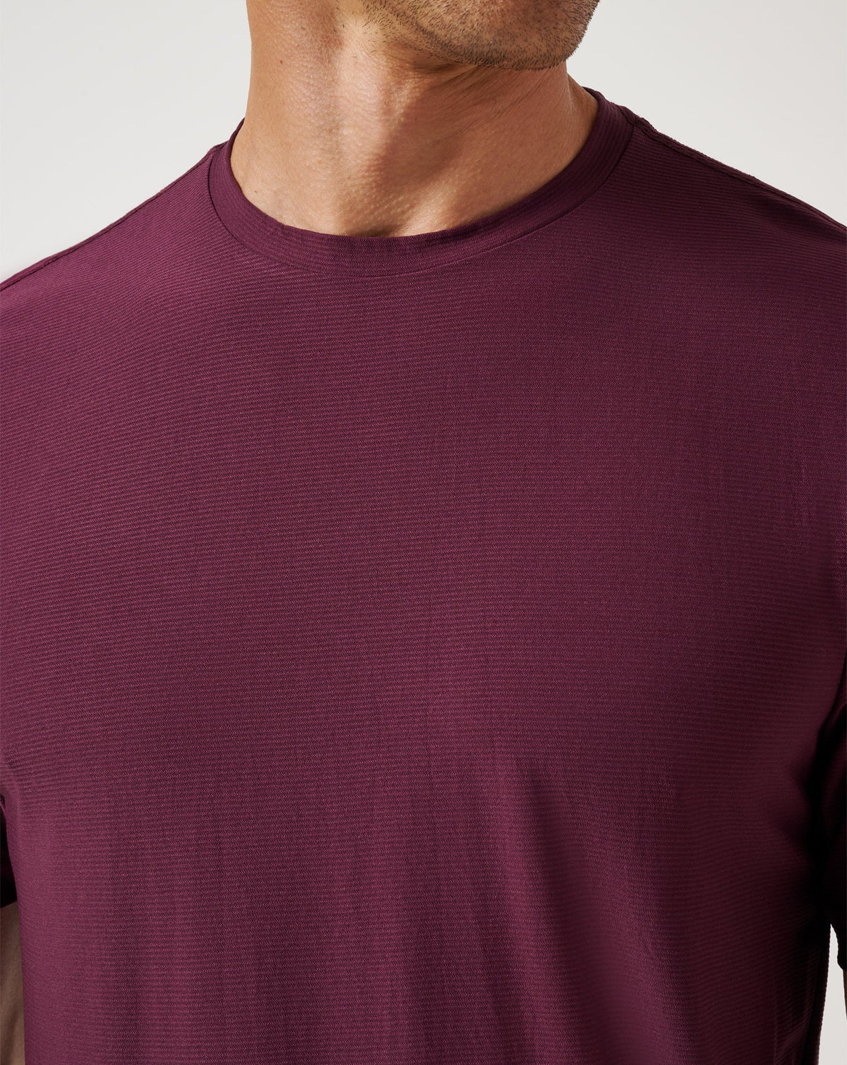 TravisMathew | First Day Active Tee - Mauve Wine