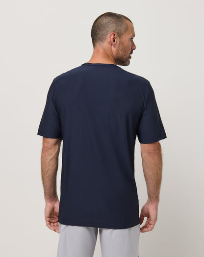 TravisMathew | First Day Active Tee - Total Eclipse
