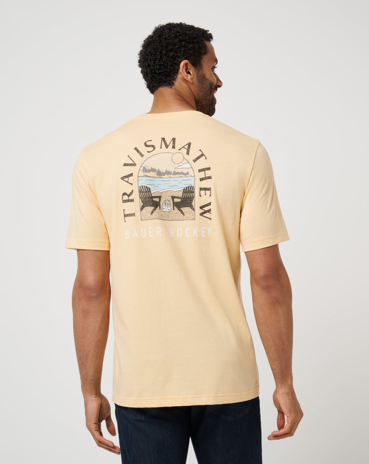 TravisMathew | Empty Net Tee - Apricot
