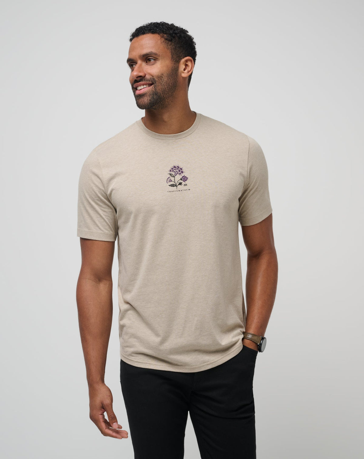 TravisMathew | Fading Sunlight Tee - Oxford Tan