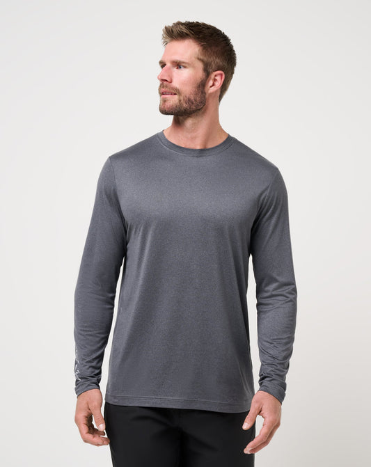 TravisMathew | Court Control Tee - Heather Dark Grey