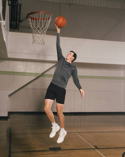 TravisMathew | Court Control Tee - Heather Dark Grey