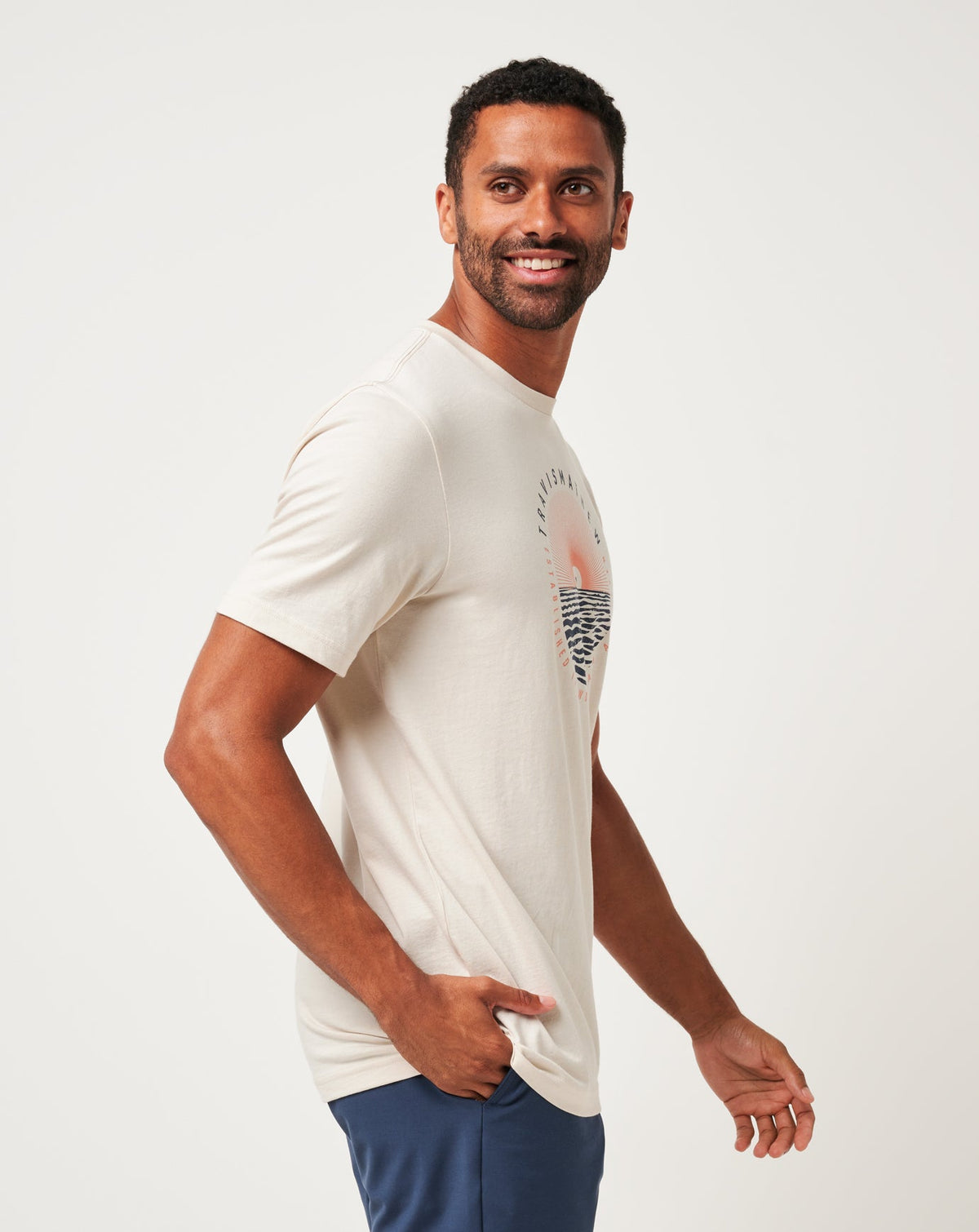 TravisMathew | Beach Cities Tee - Moonbeam