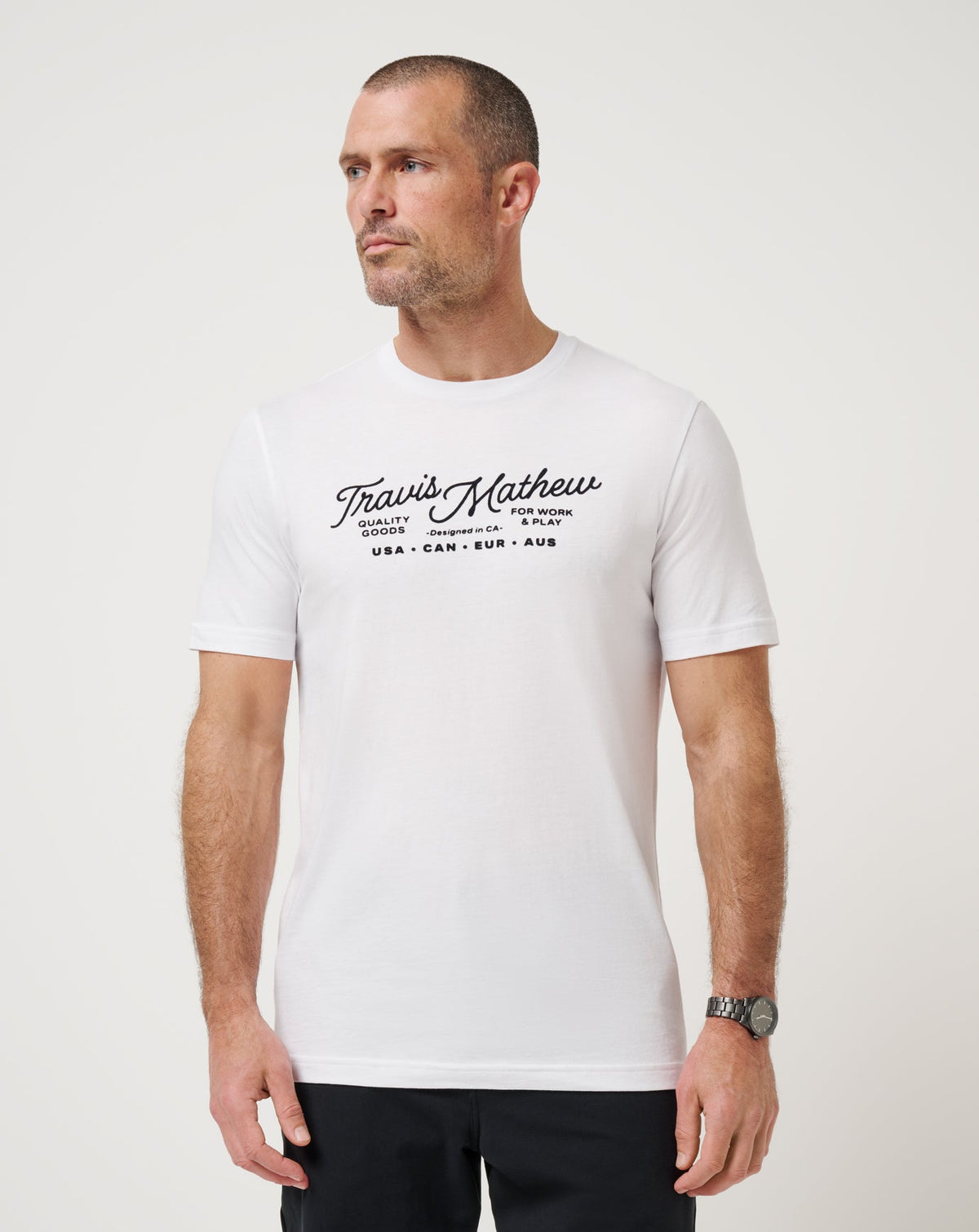 TravisMathew | Perfect Plan Tee - White