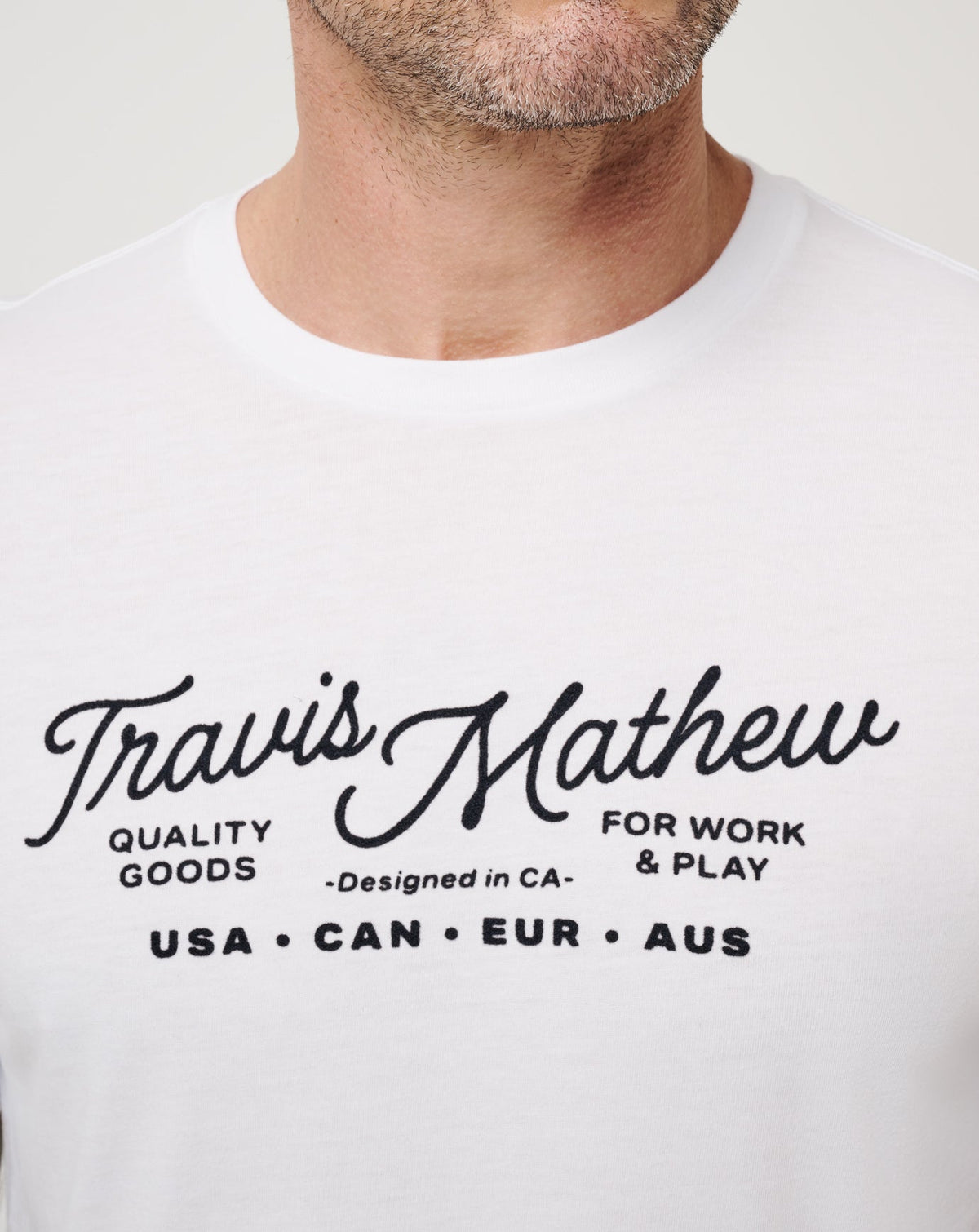 TravisMathew | Perfect Plan Tee - White