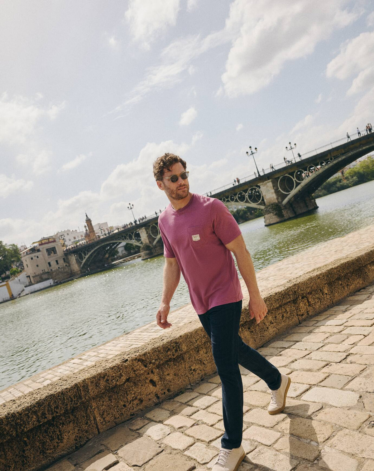 TravisMathew | TM Beach Pocket Tee - Damson
