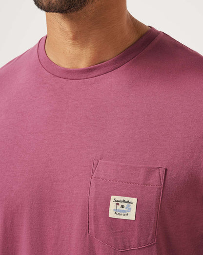 TravisMathew | TM Beach Pocket Tee - Damson