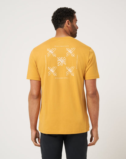 TravisMathew | Crosscheck Tee - Spruce Yellow