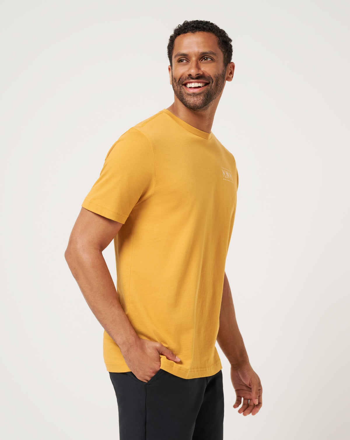 TravisMathew | Crosscheck Tee - Spruce Yellow