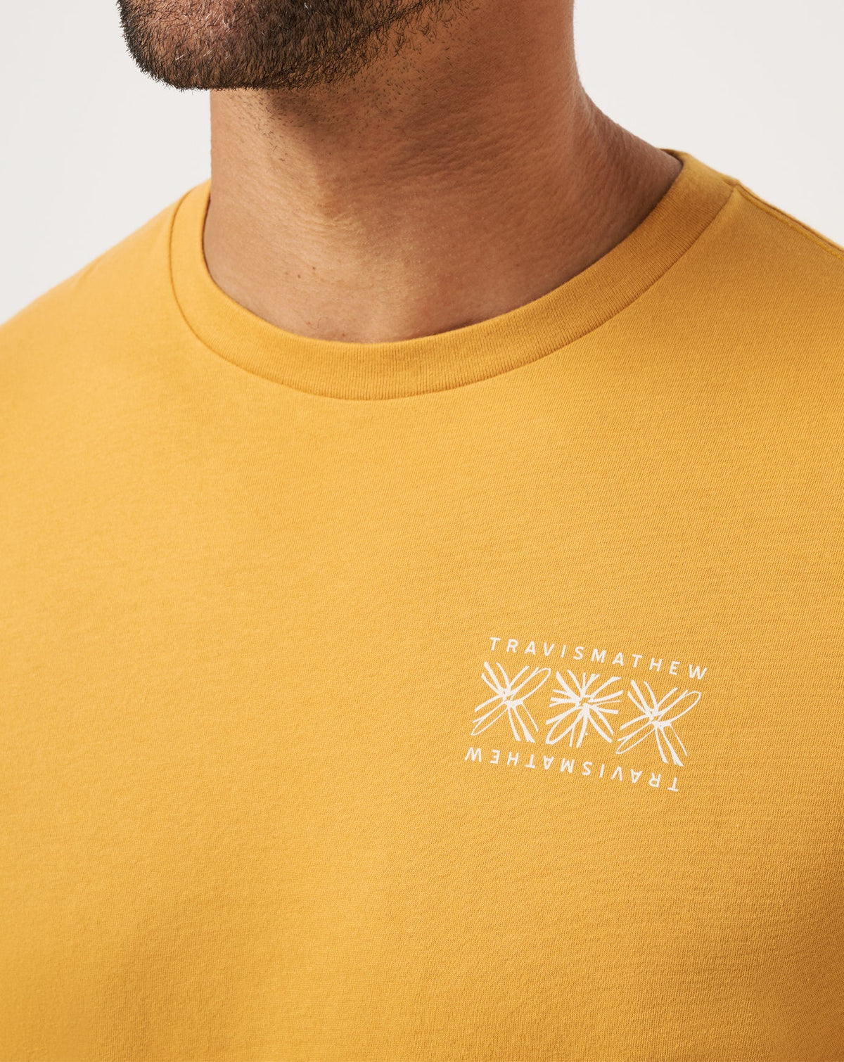 TravisMathew | Crosscheck Tee - Spruce Yellow