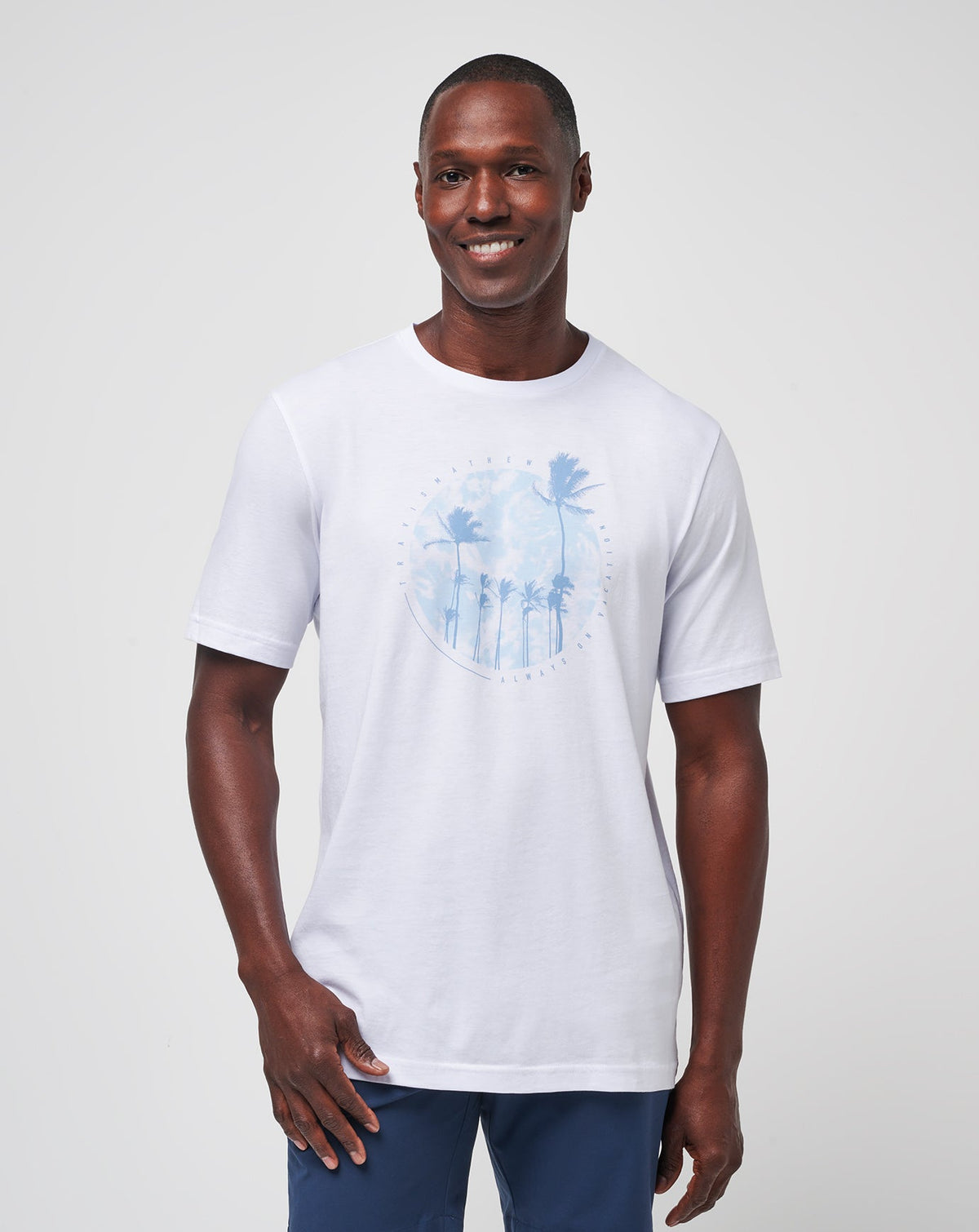 TravisMathew | Foam Paths Tee - White