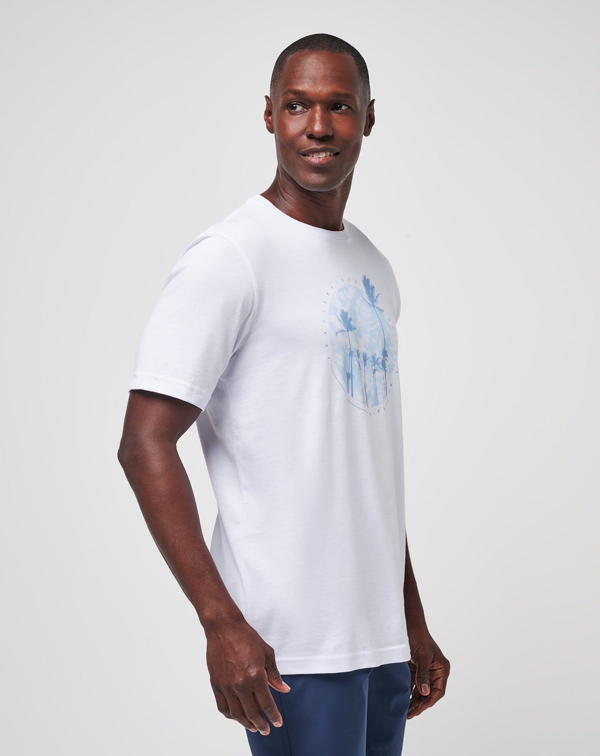 TravisMathew | Foam Paths Tee - White