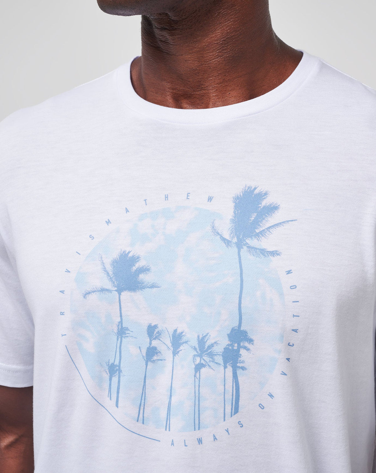 TravisMathew | Foam Paths Tee - White