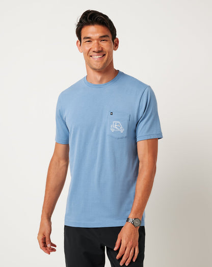 TravisMathew | Lost Mapes Pocket Tee - Pacific Coast