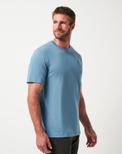 TravisMathew | Air Trick Tee - Captains Blue